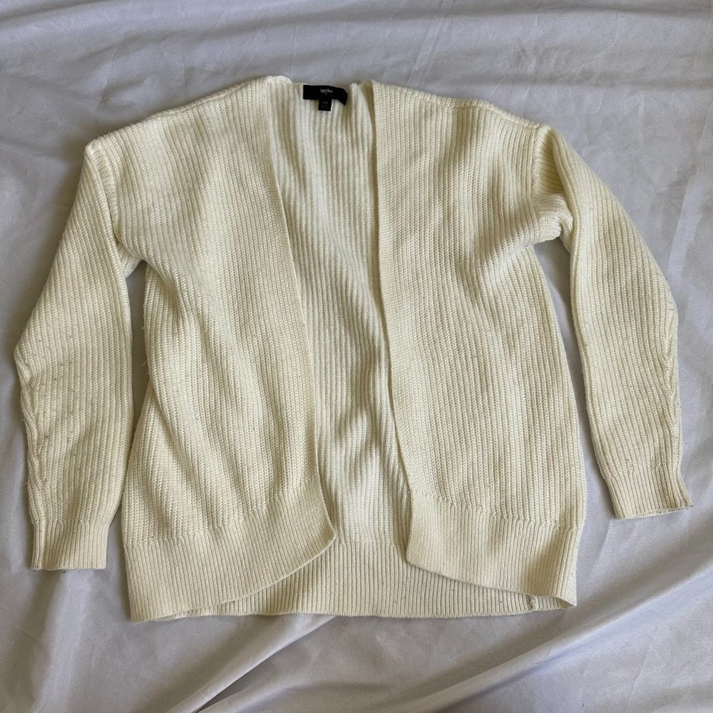 Target Mossimo White Winter Cardigan
